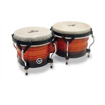 Drum Workshop Mat Bongo with Black Hardware, Vintage Starburst M301-VSB